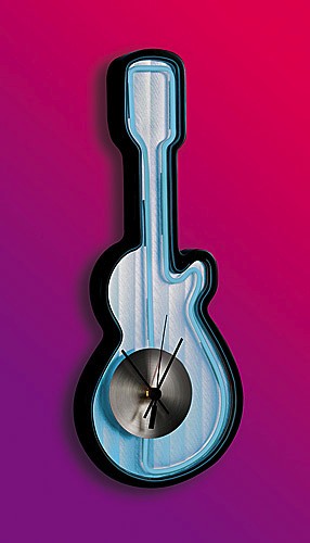 72D_neon_clock_Guitar_BU