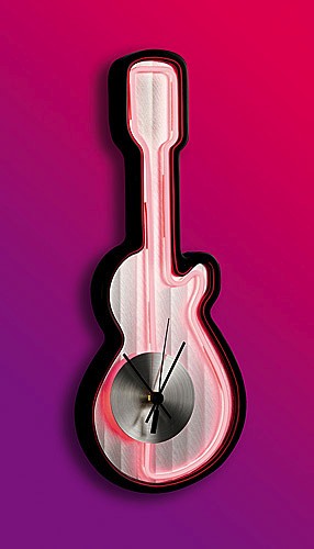 72D_neon_clock_Guitar_PK